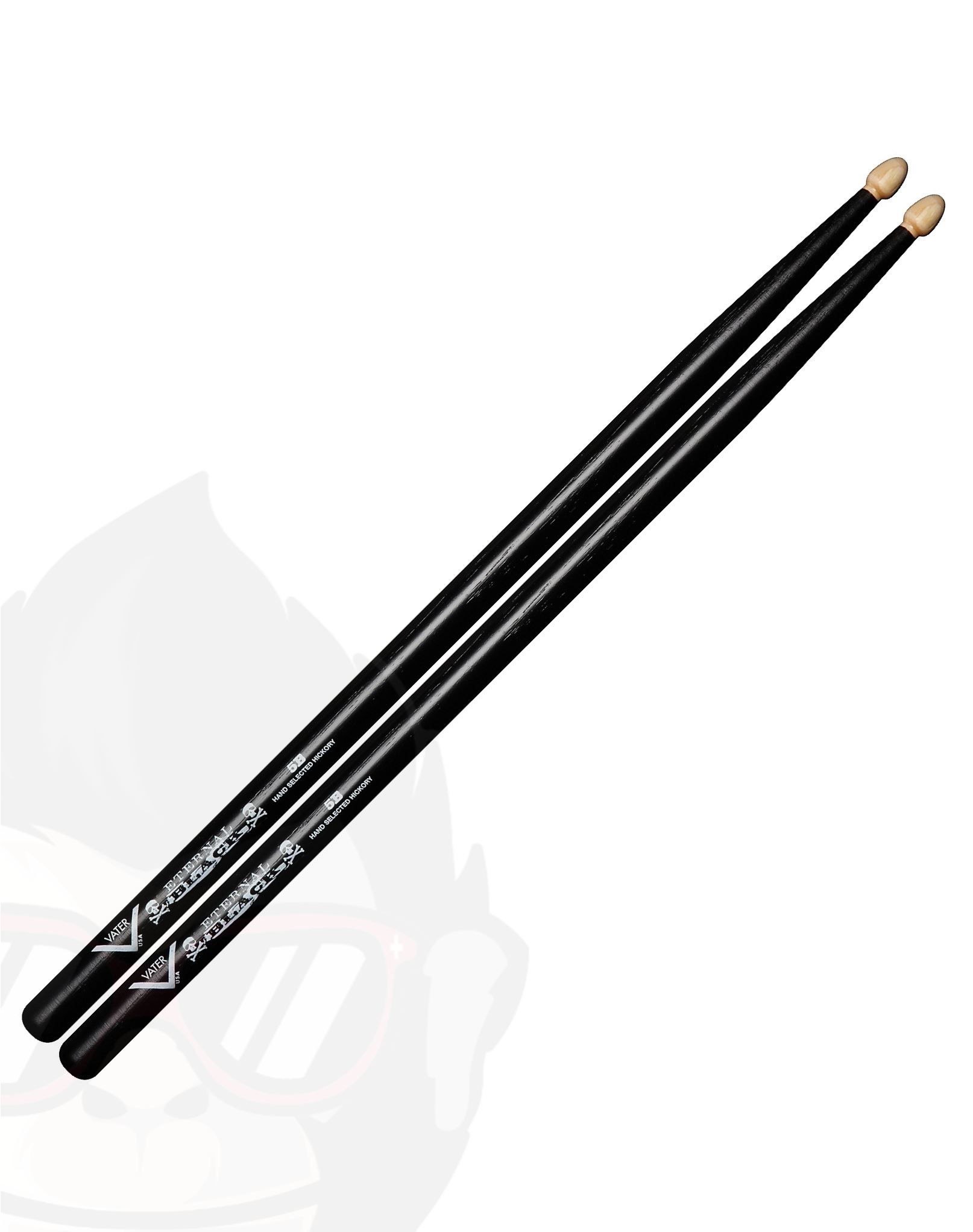 VATER Drum Sticks Eternal Black 5B Wood VHEB5BW-VAEB5B